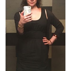 James Perse size M Black Linen Sundress EUC